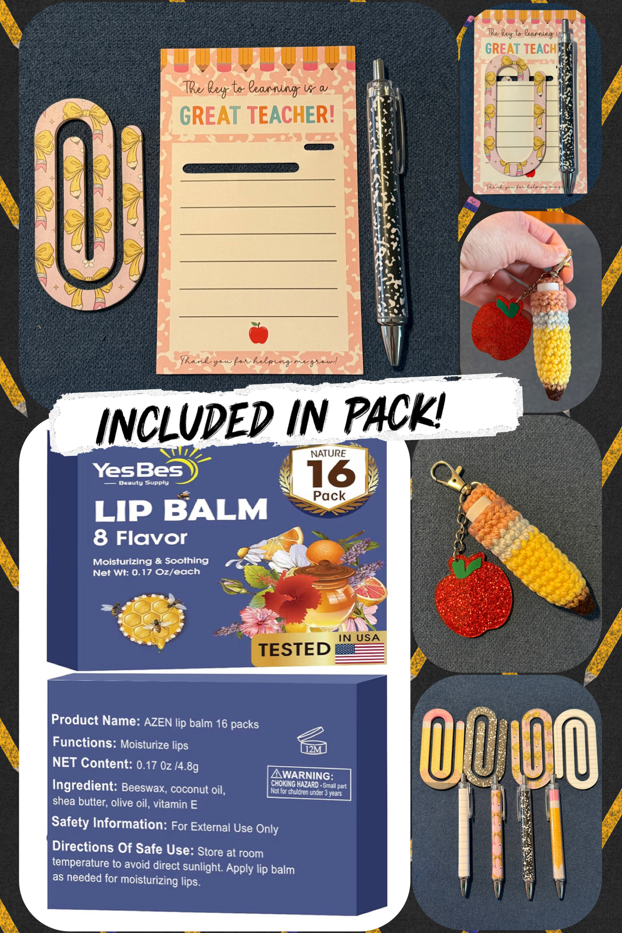 Teacher Gift Pack with thank you tag